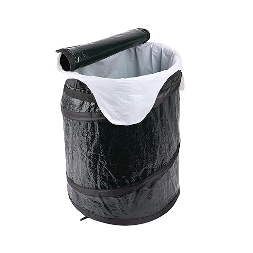 Coghlan's Mini Pop-Up Lightweight Trash Can – Collapsible Waste Bin for Camping, Hiking, Travel, and Outdoor Use – Portable, Durable, and Easy to Store – 14 Gallon