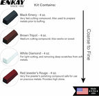 ENKAY - Jewelers Rouge & Polishing Compound Kit, 4 pc. (U.S. Made)