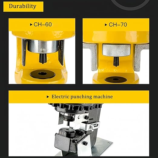 Hydraulic Punch Dies for CH-70, CH-70 Hydraulic Round Hole Punch Die Set, Upper Mold Dia: 26mm, Lower Mold Dia: 40mm for Steel, Copper, Aluminum and Heavy Duty Metal (14.5mm)