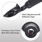XHF 1/8 Inch 82Ft Waterproof Heat Shrink Tubing Roll 3:1 Marine Grade Adhesive Lined Heat Shrink Tube, Insulation Sealing Oil-Proof Wear-Resistant Black