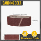 3 x 18 Inch Sanding Belt, 1 Pcs 60 Grit Knife Sharpener Belts Work Sharpening for Belt Sander Knife Carving Tool Metal Working