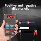 ANENG Digital Multimeter with Car Battery Tester,12V Digital Automotive Batteries Tester,Measures Voltage,Current,Resistance,Continuity,Diodes,Voltage Indicator for Truck Motorcycle Electrical Tools