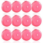16 Pack Tape Measure, 60 Inch/150cm Retractable Body Measuring Tape - Pink Soft Sewing Tape for Tailor, Craft & Cloth Measurements