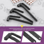 Swpeet 4Pcs 8mm 9mm 10mm Motorcycle Engine Valve Screw Adjustment Tool and 0.005"-0.020" Offset Feeler Gauge Set, Engine Screw Spanner Valve Tool with Stainless Steel Feeler Gauge for Motorcycle