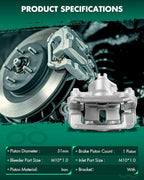 SCITOO 19B3477A Rear Left Disc Brake Caliper Assembly w/Bracket For Hyundai For Elantra 2009-2012