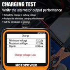 MOTOPOWER MP0515A 12V Car Battery Tester Automotive 100-2000 CCA Battery Load Tester Auto Cranking and Charging System Tester