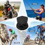 Achiou Cooling Neck Gaiter Face Cover Scarf, UV Protection Mask for Men and Women,Soft Windproof, Hiking Cycling Running