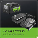 Greenworks 24V Brushless Cordless 3in. x 18in. Belt Sander Kit with Dust Bag and 60 Grit Sandpaper, Portable Battery Powered Belt Sander with 4Ah Battery and Charger