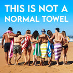 Dock & Bay Beach Towel - Quick Dry, Sand Free - Compact, Lightweight - 100% Recycled - Includes Bag - Cabana - Set H (4), Large (160x90cm, 63x35)