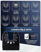 COMOWARE 55 Pcs Oscillating Saw Blades - 1-3/4” Professional Universal Oscillating Tool Blades, Multitool Blades, Quick Release Durable Oscillating Tool for Wood/Plastic/Soft Metal Cutting