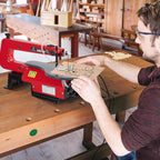 16-Inch Scroll Saw with Tilting Table – Adjustable Speed for Wood, Acrylic, and Crafts