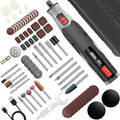 PHALANX Cordless Rotary Tool Kit, 4V 4000mAh Battery, 80 Accessories, 9 Speed Settings, 28000 RPM Max, Type-C Charging (PRT-Black)