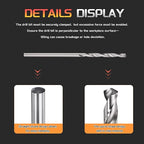 Drill Bit, 1.1mm Cutting Diameter, 4241 HSS 118° Cutting Angle Uncoated Bright Versatile Jobber Bits - (Applications: for Drilling Plastic Wood Soft Metal), 5-Pieces