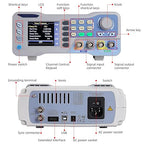 Koolertron DDS Signal Generator Counter, 2.8in Screen Display 60MHz High Precision Dual-Channel Arbitrary Waveform Generator Frequency Meter 275MSa/s Function Generators for Scientific,Laboratories