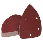 320 Grit Mouse Sander Sandpaper, Jamiikury 5 Hole Detail Sander Sandpaper Palm Sander Paper Mouse Sanding Pads Hook and Loop Sanding Sheets - Pack of 20