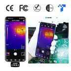 UNI-T Thermal Camera Android USB-C 256x192 IR High Resolution Infrared Cameras Thermal Imaging Camera for Smartphones, Thermal Imager 7 Palettes 25Hz Refresh Rate 49152 Pixels, Video Record, UTi260M