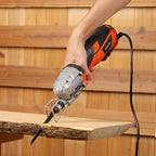 5.0 Amp Variable-Speed Corded Reciprocating Saw - 3000spm for Versatile Cutting, 1/2" Stroke Length, Up to 4-1/2" Cutting Capacity for Wood and Metal