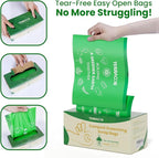 13 Gallon Compost Drawstring Kitchen Waste Bag, 49.2 Liter, 35 Count,1 Mil, Heavy Duty Food Scrap Bags