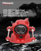cciyu Front Right Brake Caliper Assembly 18-4071 For Avanti 1968-1985,For Buick 1978-1987,For Chevy 1978-2003,For GMC 1978-2003,For Isuzu 1996-2000,For Oldsmobile 1978-1988,For Pontiac 1978-1992