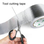 BOMEI PACK Adhesive Aluminum Foil Heat Shield Tape 2 Pack Barrier Fiberglass Thermal Insulation Reflective Material High Temp Protection (3Rolls 3inch)