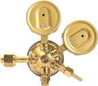 Welding Gas Welder Oxygen Regulator Large Tank Gauge Cutting Torch Regulator Outlet 0-200PSI Inlet 0-4000PSI CGA 540