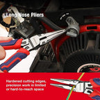 WORKPRO Pliers Set, Premium Cr-V Construction, Includes 6 Inch Slip Joint, Long Nose, Diagonal Cutting, 8 Inch Groove Joint, 7 Inch Linesman and Storage Pouch, for Basic Repair