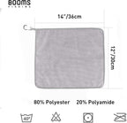 Booms Fishing B0T Microfiber Fishing Towel with Clip, 3 Pack Assorted Colors