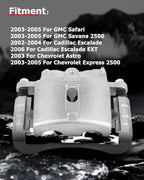 cciyu 18-B4729 18-B4728 Front Left & Right Brake Calipers w/Bracket For Cadillac 2002-2006,For Chevy 1999-2008,For GMC 1999-2008