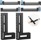 Preciva Corner Clamp for Woodworking, 90 Degree Right Angle Clamp, Aluminum Alloy Positioning Squares for Picture Frames, Cabinets, Drawers Boxes