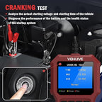 Car Battery Tester 6V 12V 24V, 5-3000CCA Automotive 12V and 24V Dual Circuit Testing, Load/Alternator Tester, Digital Auto Battery Analyzer Charging Cranking System Tester for All Cars Motorcycle Boat