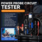 VDIAGTOOL V200 PRO Upgrade Kit Automotive Power Circuit Probe Tester with 30PCS Back Probe Kit, 12/24V Electrical Short and Open Circuit Finder AC/DC Voltage Test Activating Component 40Ft Cable