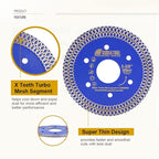 SHDIATOOL 3-3/8 Inch Diamond Saw Blade Cutting Porcelain Tile Ceramic Granite Marble Brick