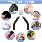 Wire Cutters, Small Side Cutters for Crafts, Flush Cutting Pliers for Jewelry Making, Floral Wire Cutters for Artificial Flowers, Zip Tie Cutters for Cable Tie, Wire Cutting Tool for Guitar Strings