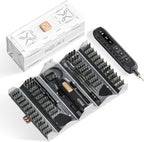 Electric Screwdriver Kit, 181 in 1 Mini Precision Screwdriver Set with 162 Magnetic Bits, 3 Torque Settings, 3.7V Cordless Power Screwdriver Repair Tool for Phone Camera Laptop Watch