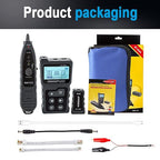 NOYAFA NF-8209 Network Cable Tester, Ethernet Cable Wire Tester with POE & NCV for CAT5/CAT6 Wire Tracer, Length Test, RJ45 Network Tester Kit for Cable Tracer Telephone Line Finder Home Repair