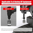GSTK Upgrade Heavy Duty Carbide Hole Saw 14 Pcs,Metal Steel Hole Saw Drill Bit,TCT Hole Cutter,Alloy Hardness Upgrade, with 2*Extra Titanium Plated Pilot Center Drill and 2*L-Wrench