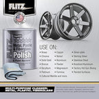 Flitz Multi-Purpose Metal Polish Paste - 1 Gallon Tub of USA-Made Chrome Polish - Works on Stainless Steel, Aluminum, Plastic, Jewelry and Cars - Non-Abrasive Cleaner & Rust Remover (1 Pack)