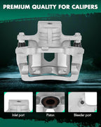 SCITOO Rear Left Brake Caliper With Bracket 18B5059 Compatible For Buick Enclave 08-17, For Cadillac XTS 13-20, For Chevy Traverse 09-17, For GMC Acadia/Acadia Limited, For Saturn Outlook 07-10