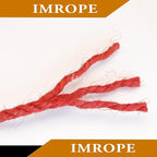 4mm x 100 Feet Red Jute Rope, Twine for Gardening Tomato Climbing Plant Tie Floristry Crafts Gift Wrapping Packing Decor