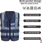 6XL 7XL 8XL navy amazon safety vest for man