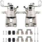 Torchbeam Rear Brake Calipers Set for Mini 2008-2014 Cooper 1.6T, Mini 2008-2015 Cooper 1.6L, Mini 2007 Cooper, Rear Left and Rear Right Calipers Replace # 193318+193319