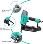 Finish Nailer 16GA 1-inch to 2-1/2-inch Finish Nails Pneumatic Nail Gun with Tool-Free Depth Adjust
