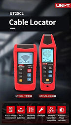 UNI-T UT25CL Cable Locator AC/DC Circuit Tracer and Breaker Finder, Wall Cable Detector and Underground Cable Finder, Short/Open Circuit Detect, 8V-480V Voltage Measurement, NCV Unipolar Bipolar Test
