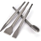 Rotary Hammer SDS Plus Drill Bits & Chisels Set- 17Pcs Concrete Masonry SDS Plus Drill Bits with Portable Plastic Box- SDS Plus Shank Fits Rotary Hammer