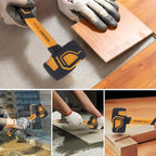 BOOSDEN Rubber Mallet, 20 oz Rubber Mallet Hammer, Rubber Hammer with Hook, Mallet Hammer with Solid Head & Ergonomic Grip Handle, Soft Face Hammer, No Damage for Flooring, Woodworking and Camping