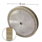 BUCKTOOL 80 Grit 8 Inch CBN Grinding Wheel, 1" Wide, 5/8" Arbor Cubic Boron Nitride Sharpening Wheel for Sharpening Wood-Turning Tools, Chisels, Hardcore and More