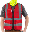 A-SAFETY Xsmall Red work vest class 2