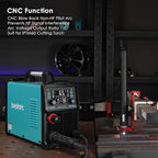 Plasma Cutter, [Blow Back Pilot Arc][Large LED][Air Sensor] 65A Non-HF CNC bestarc Plasma Cutter Machine 110V/220V Dual Voltage, 5/8" Clean Cut 1.18" Max Cut, Post Flow 2T/4T for Beginners DIY