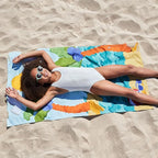 Dock & Bay Quick Drying Towel - for Sports & Gym - Compact, Lightweight - 100% Recycled - Includes Bag - Build-A-Beach, Medium (130x70cm, 51x27)