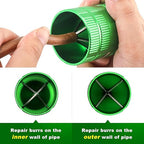 CNQLIS Copper Pipe Cleaner,1/4" to 1-5/8" Inner Outer Hard Tube Chamfering Tool,PVC and Copper Deburring Reamer Tubing Chamfer Tool